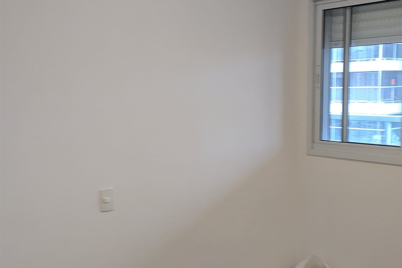 Ipiranga antes: o terceiro dormitório vazio, antes de virar o ambiente de estudo.