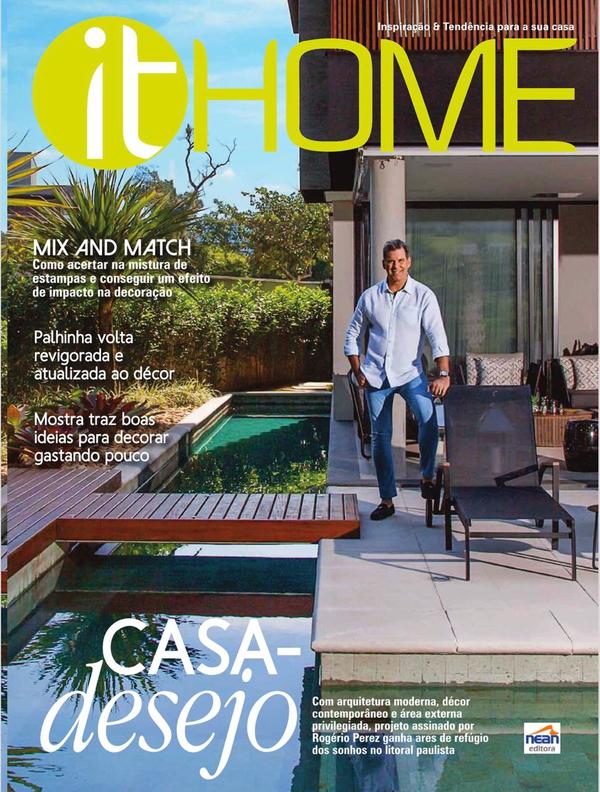 Capa da revista It Home (out. 2019) com projeto INSIDE, acervo INSIDE