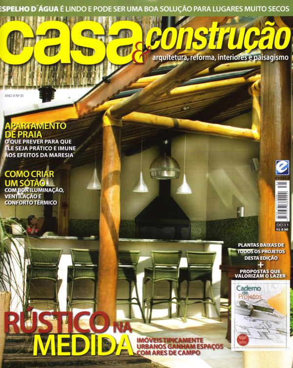 Matéria da INSIDE publicada na revista Casa e Construção