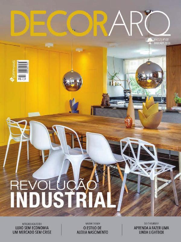 Capa da revista Decorarq, publicação com projeto INSIDE, acervo INSIDE