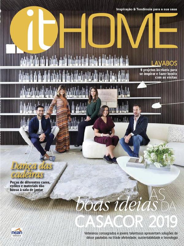 Capa da revista it Home, publicação com projeto INSIDE, acervo INSIDE