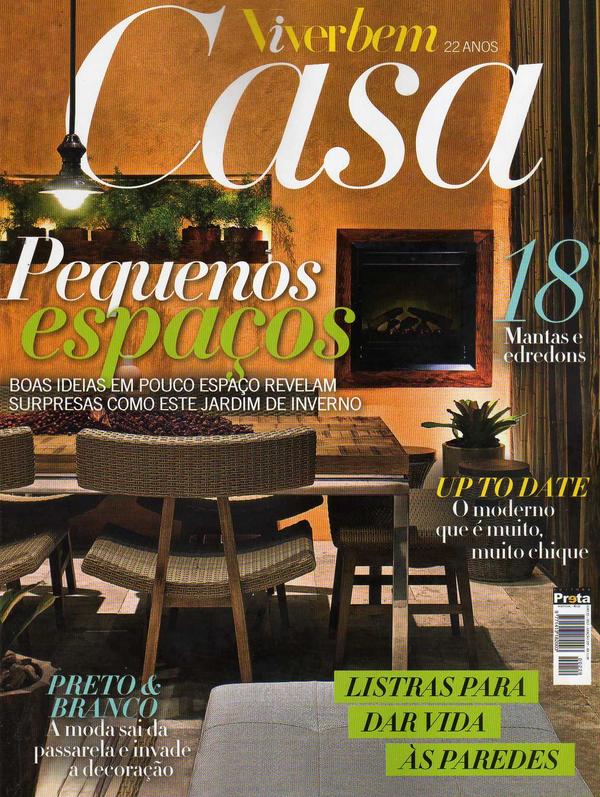 Capa da revista Viver Bem, publicação com projeto INSIDE, acervo INSIDE