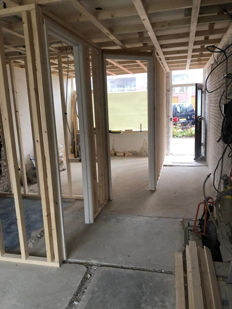 Construction work underway in Belgium