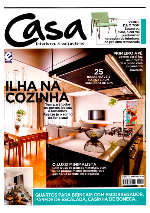 Capa da Casa Interiores & Paisagismo · nº 164, matéria com projeto da INSIDE, acervo INSIDE